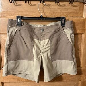 Prana Olive and Khaki Shorts